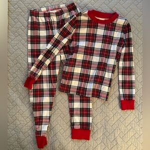 Pottery Barn Kids Red Plaid pajamas